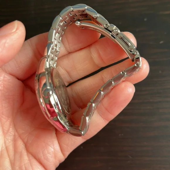 Citizen Silver and Pink Crystal-Embellished Watch - Picture 4 of 4